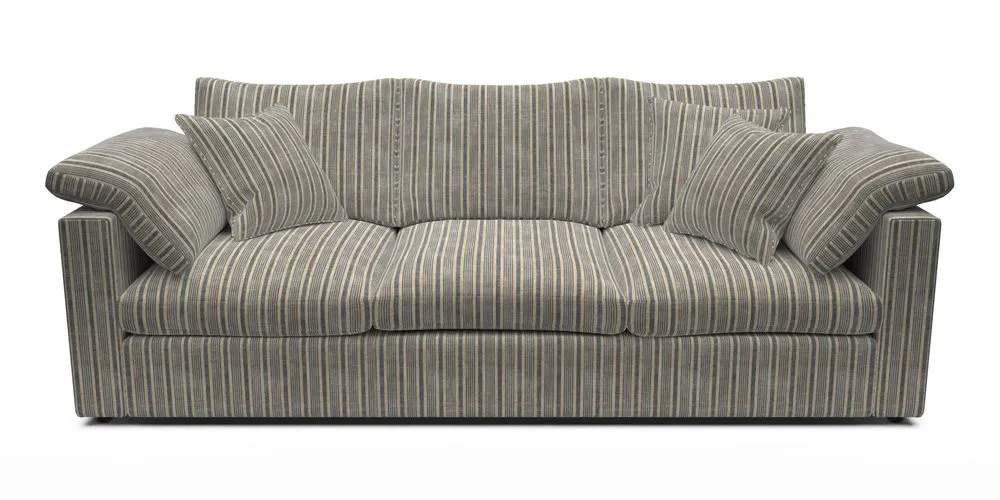 4 Seater Straight Arm Sofa