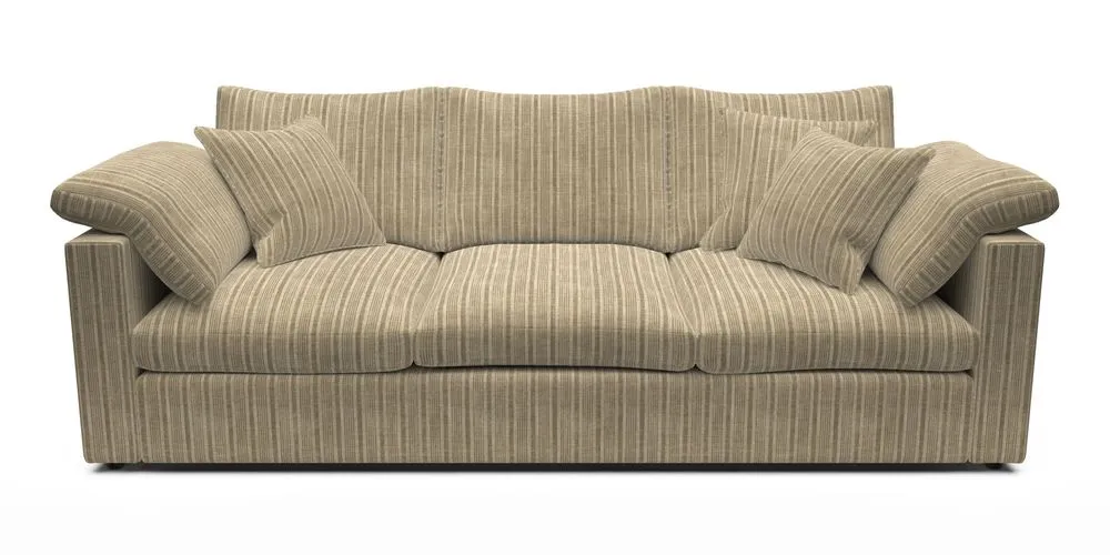 4 Seater Straight Arm Sofa