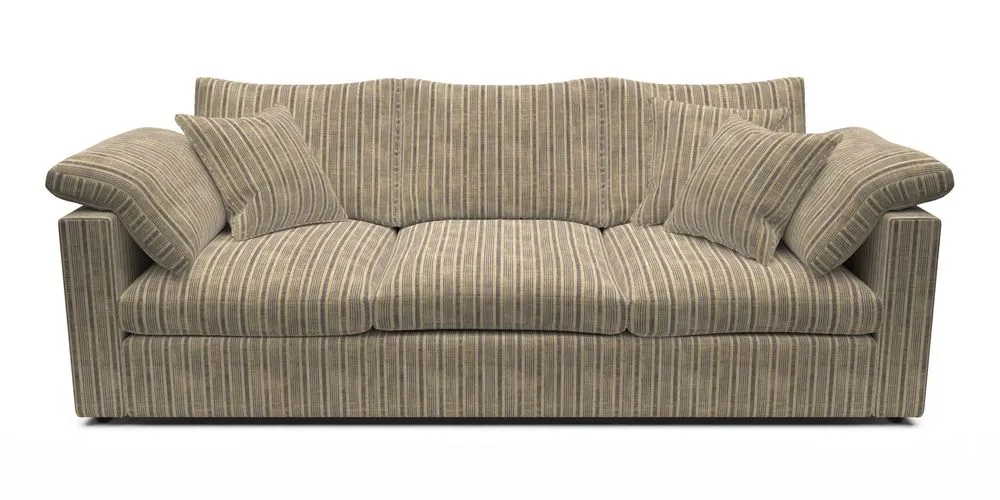 4 Seater Straight Arm Sofa
