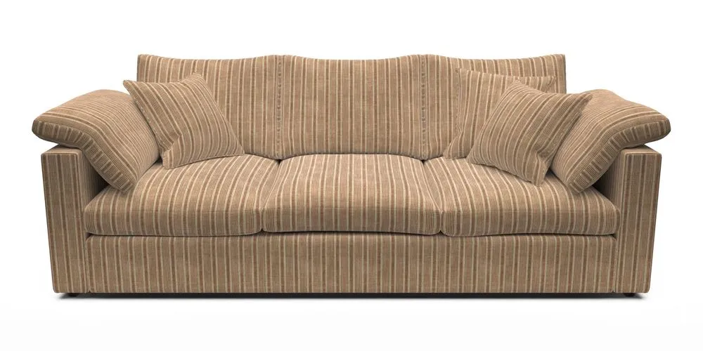 4 Seater Straight Arm Sofa
