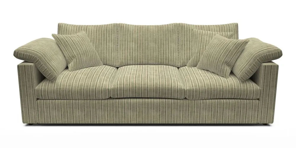 4 Seater Straight Arm Sofa