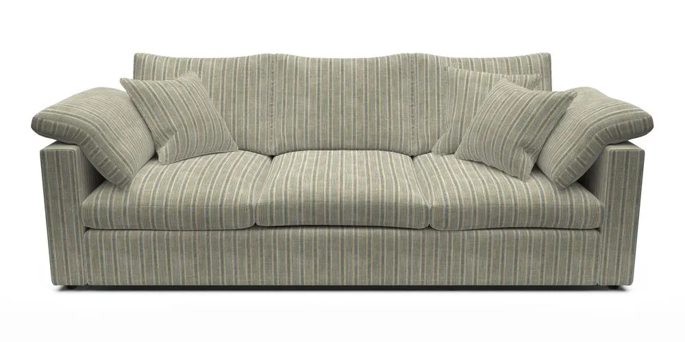 4 Seater Straight Arm Sofa