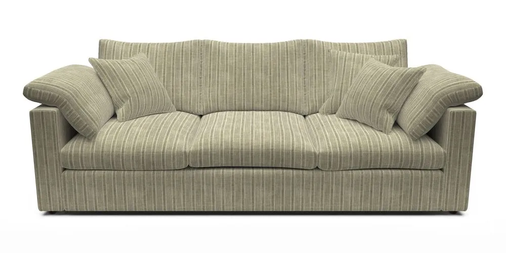 4 Seater Straight Arm Sofa