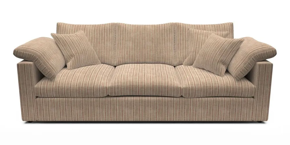 4 Seater Straight Arm Sofa