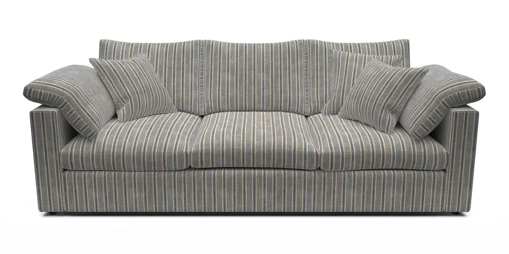 4 Seater Straight Arm Sofa