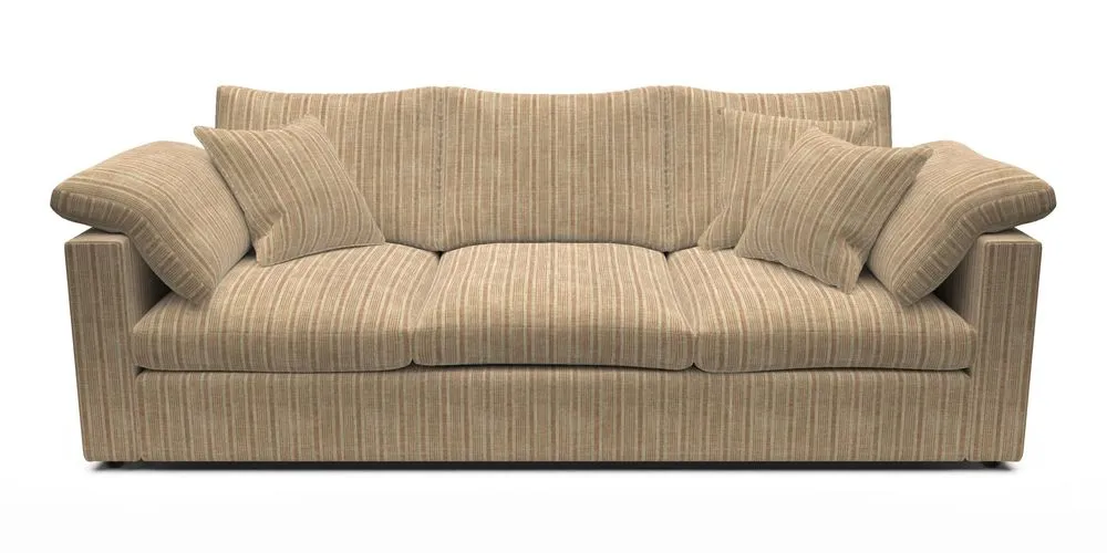 4 Seater Straight Arm Sofa