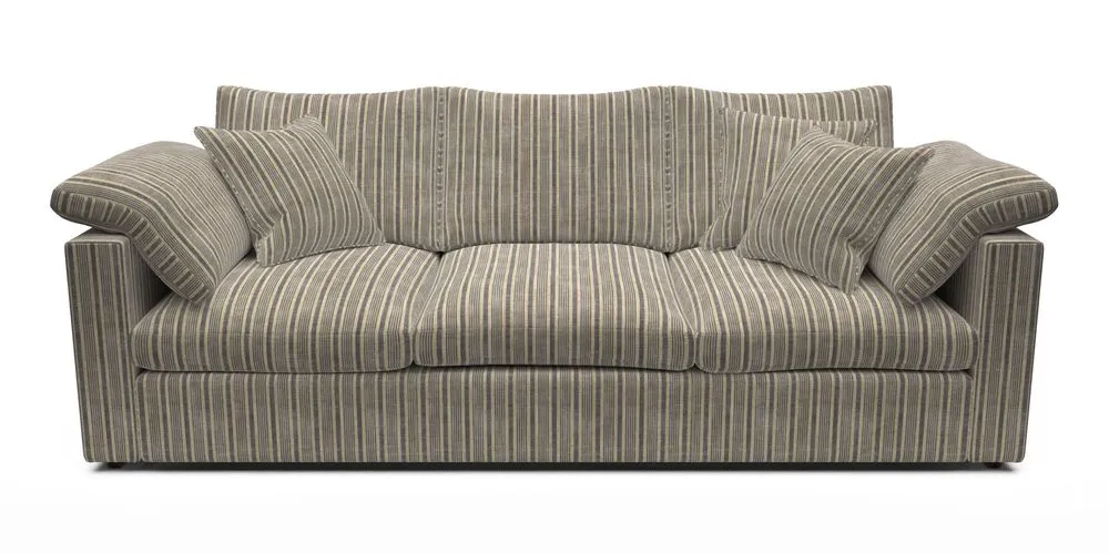4 Seater Straight Arm Sofa