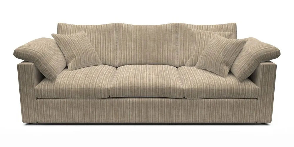 4 Seater Straight Arm Sofa