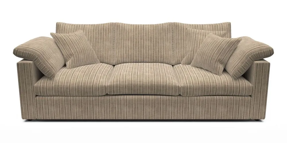4 Seater Straight Arm Sofa