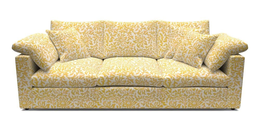 4 Seater Straight Arm Sofa
