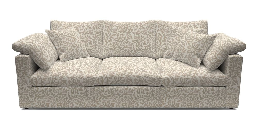 4 Seater Straight Arm Sofa
