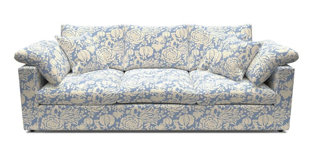 4 Seater Straight Arm Sofa
