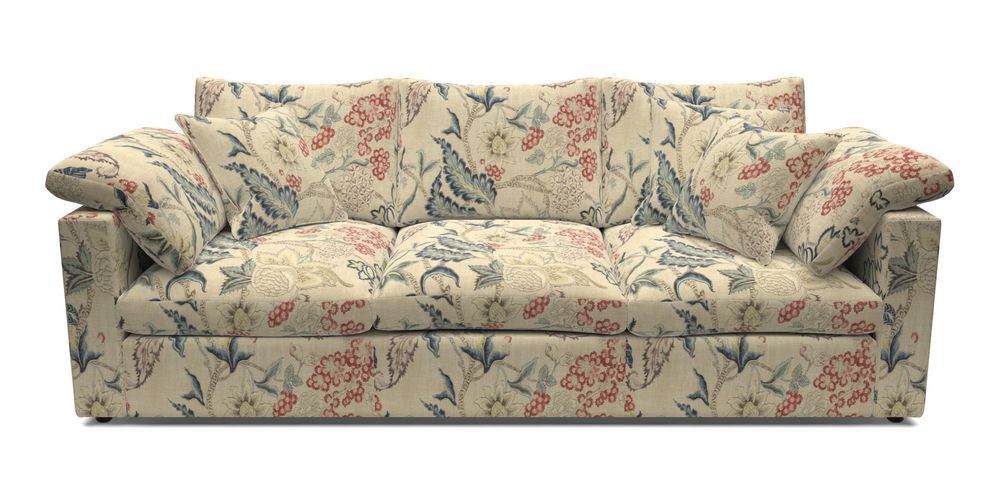 4 Seater Straight Arm Sofa