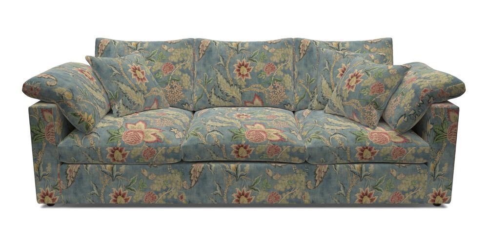 4 Seater Straight Arm Sofa