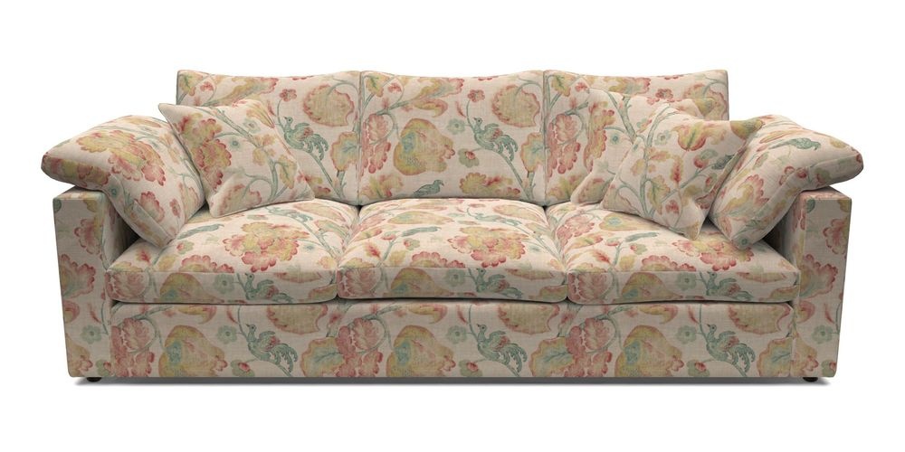 4 Seater Straight Arm Sofa