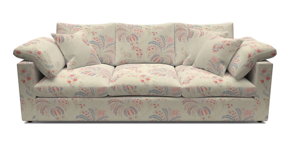 4 Seater Straight Arm Sofa