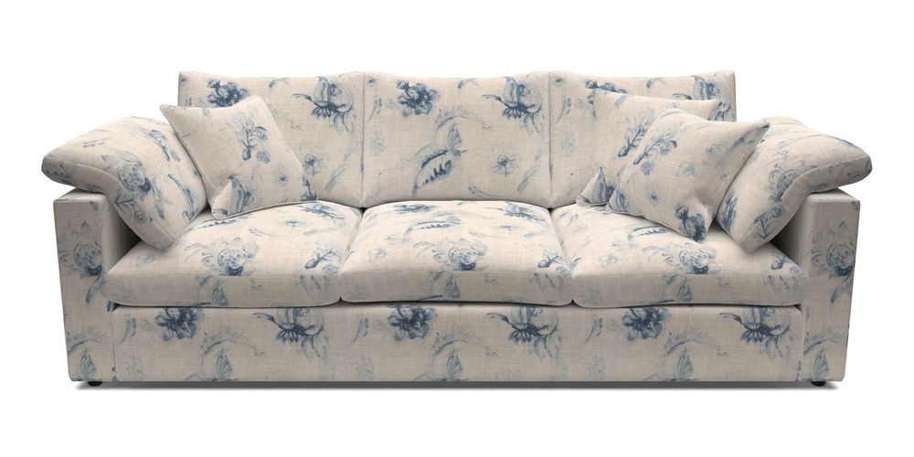 4 Seater Straight Arm Sofa
