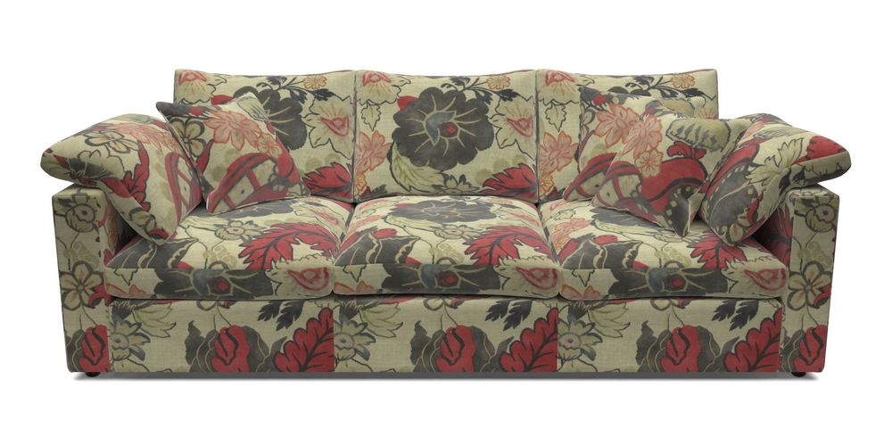 4 Seater Straight Arm Sofa