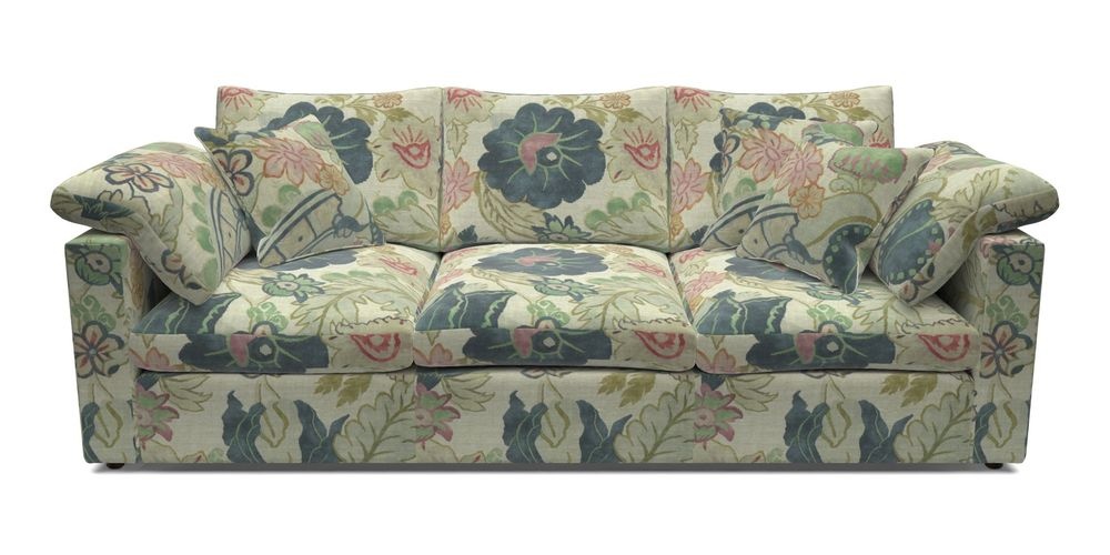 4 Seater Straight Arm Sofa