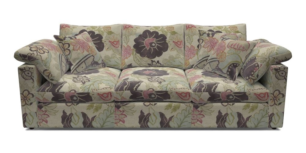 4 Seater Straight Arm Sofa