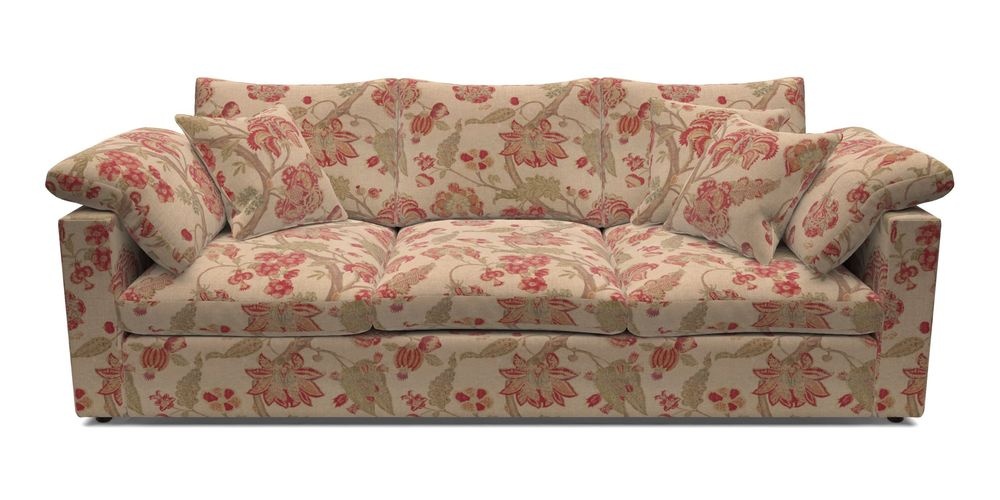 4 Seater Straight Arm Sofa