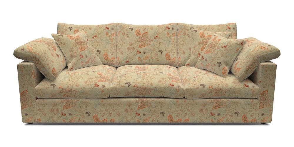 4 Seater Straight Arm Sofa