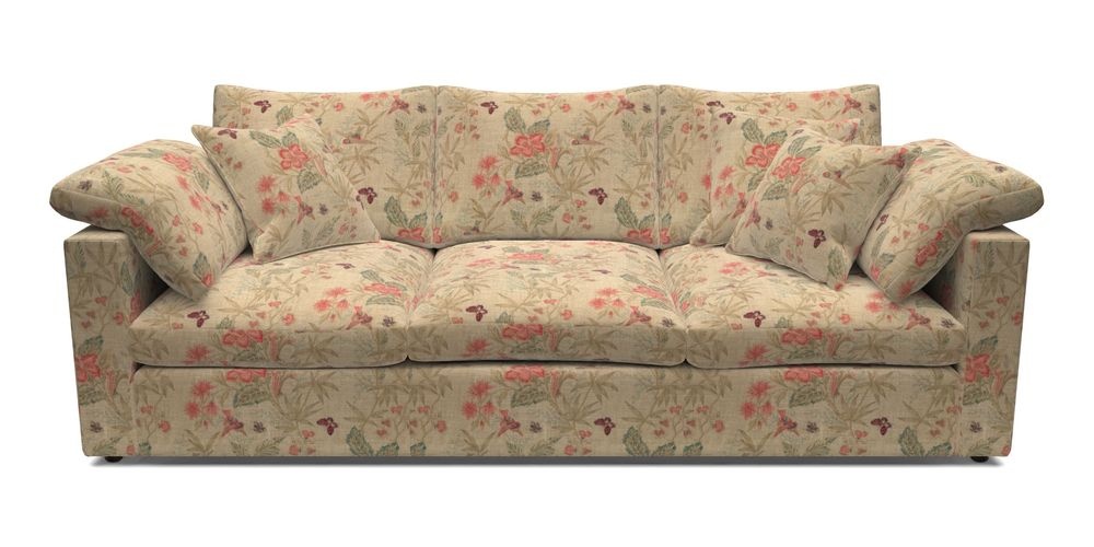 4 Seater Straight Arm Sofa