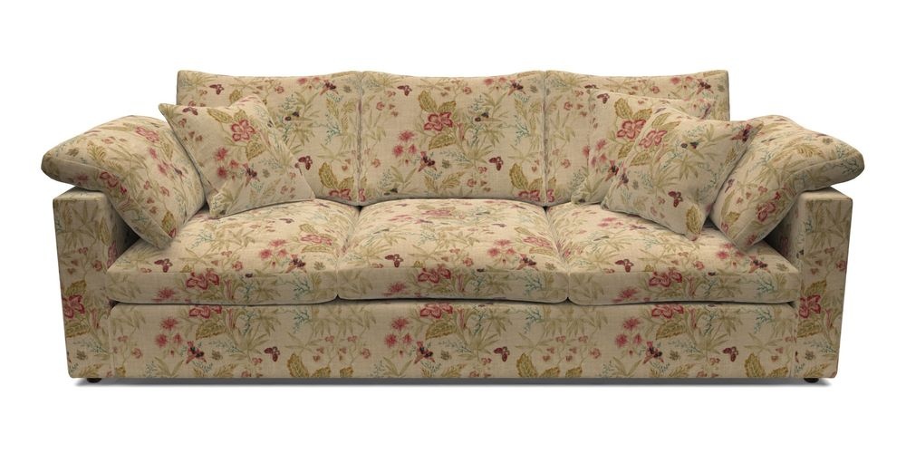 4 Seater Straight Arm Sofa