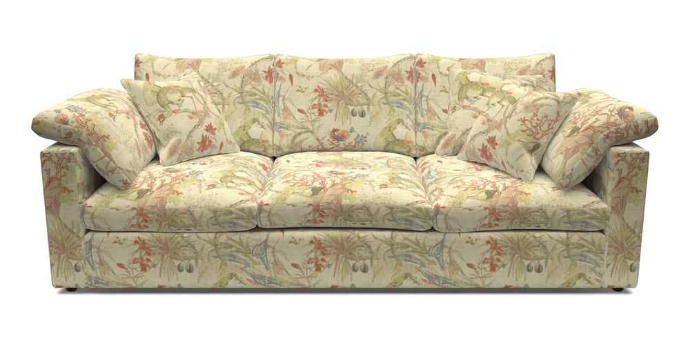 4 Seater Straight Arm Sofa