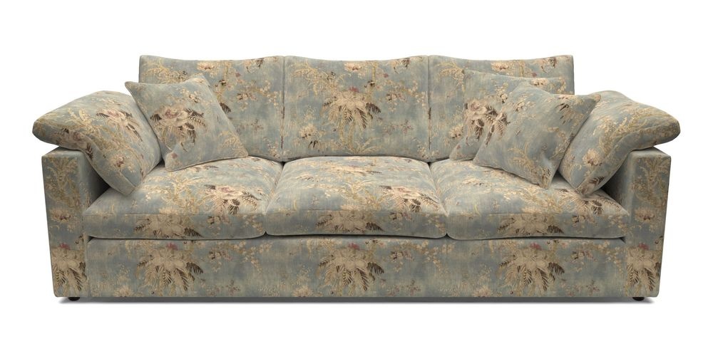 4 Seater Straight Arm Sofa