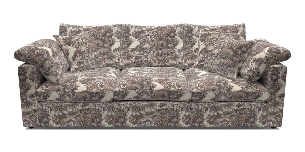 4 Seater Straight Arm Sofa