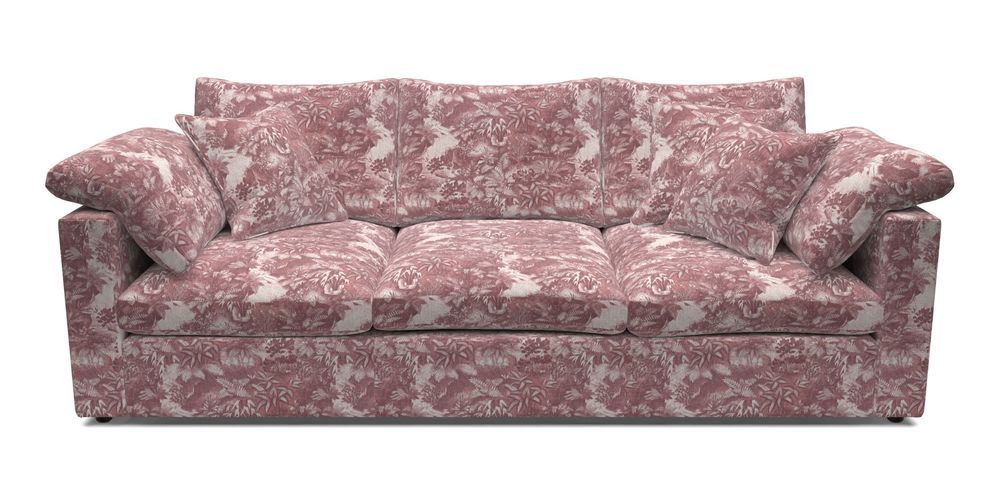 4 Seater Straight Arm Sofa