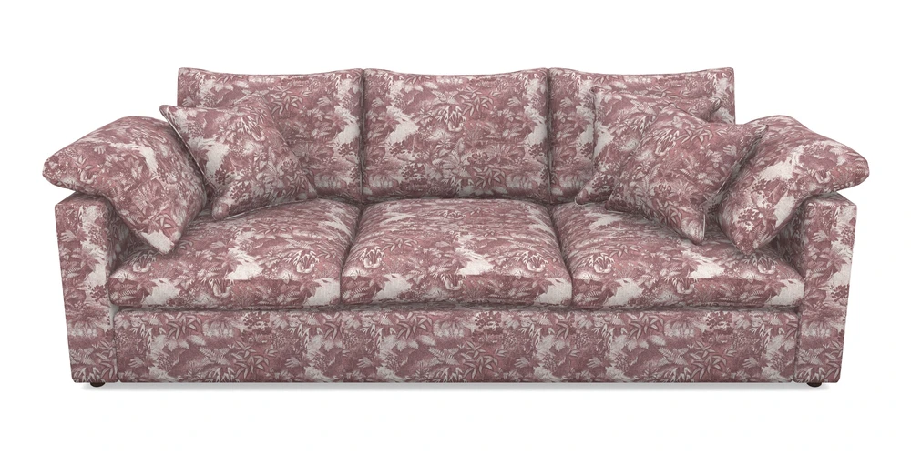 4 Seater Straight Arm Sofa