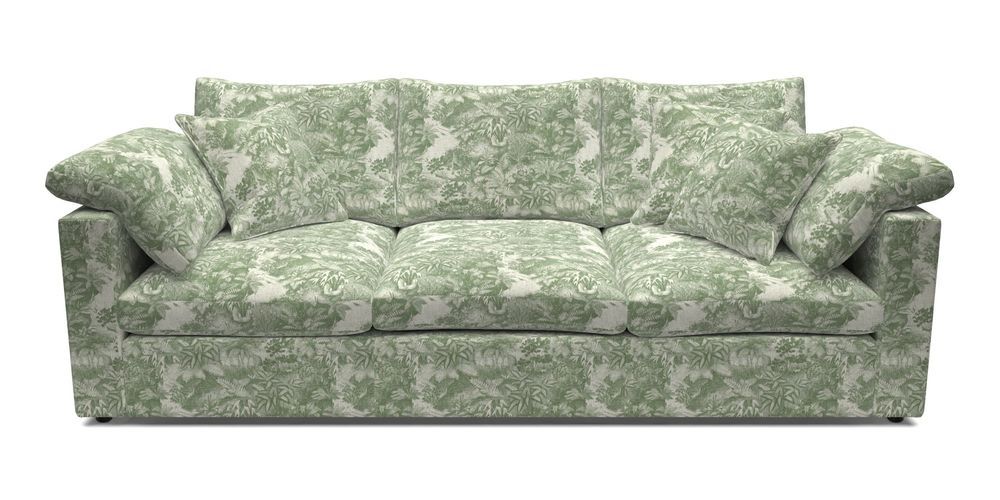 4 Seater Straight Arm Sofa