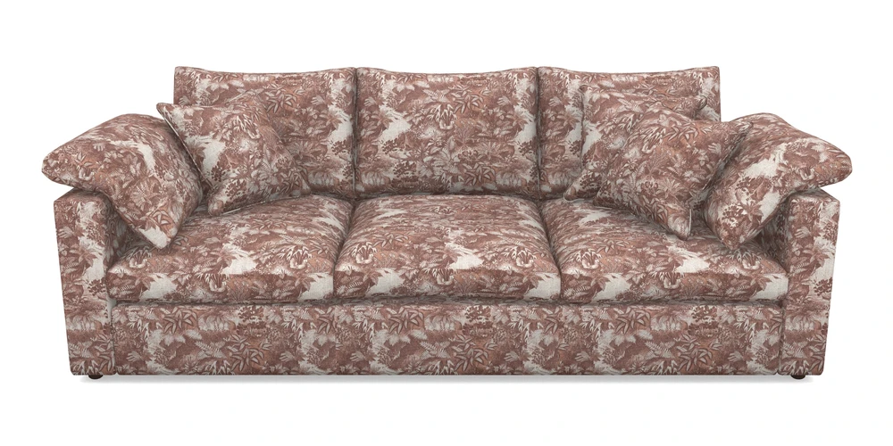 4 Seater Straight Arm Sofa