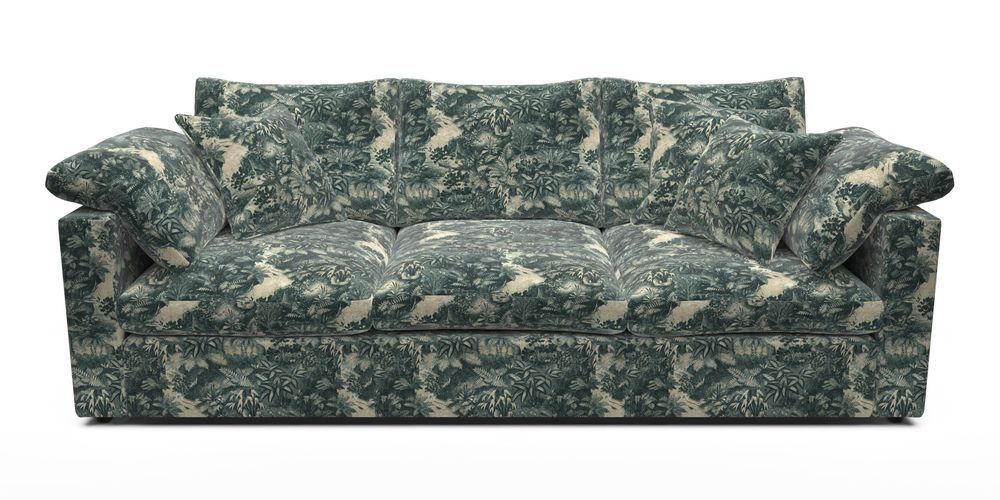 4 Seater Straight Arm Sofa