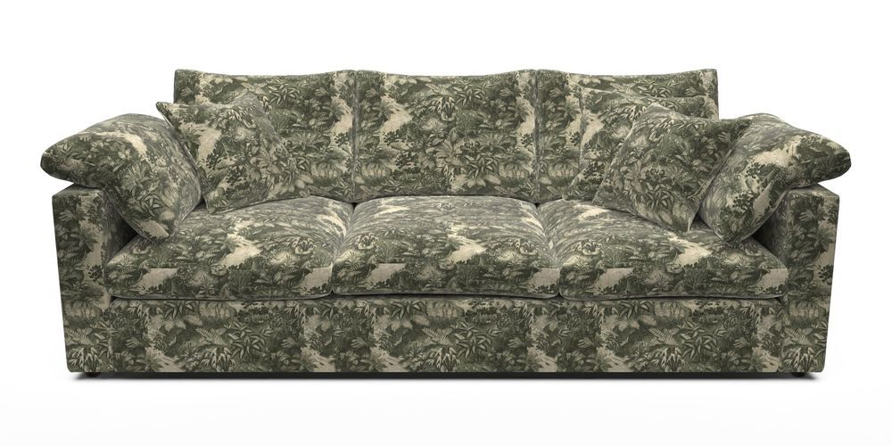 4 Seater Straight Arm Sofa