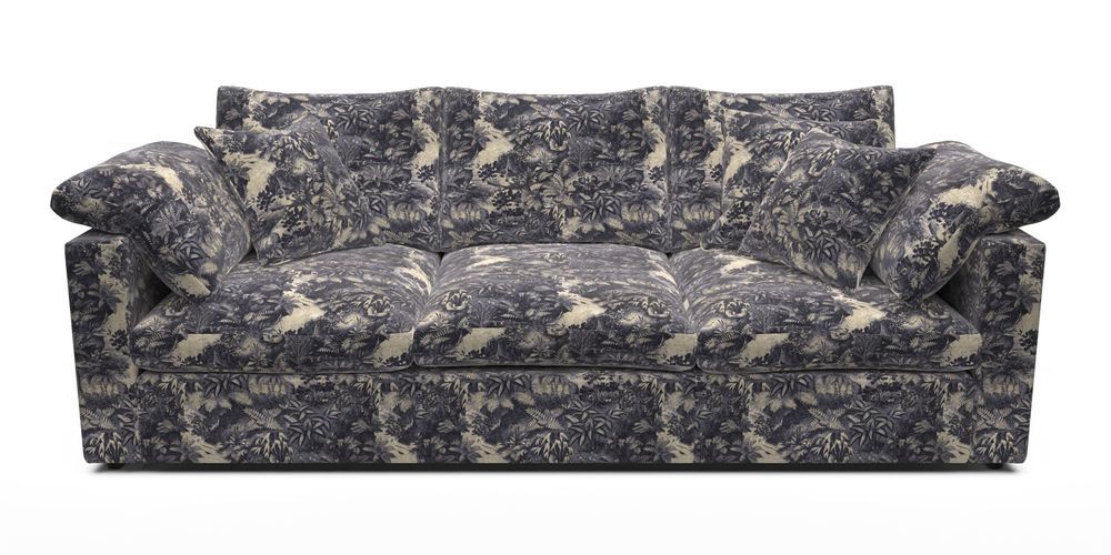 4 Seater Straight Arm Sofa