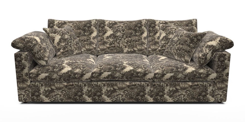 4 Seater Straight Arm Sofa