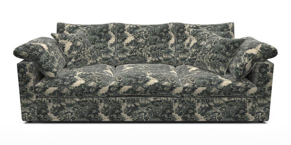 4 Seater Straight Arm Sofa