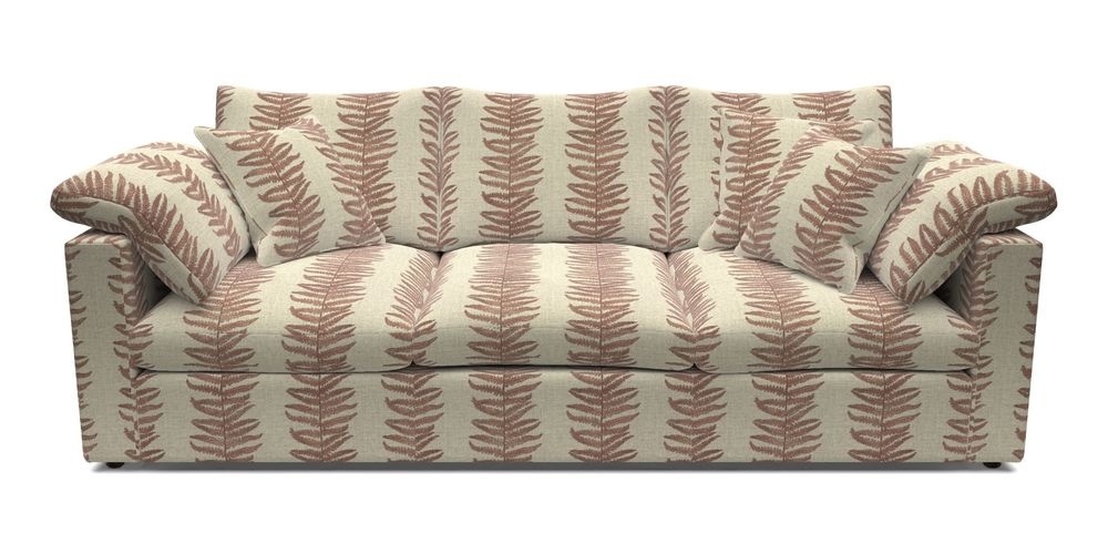 4 Seater Straight Arm Sofa