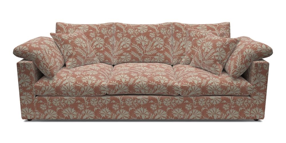 4 Seater Straight Arm Sofa