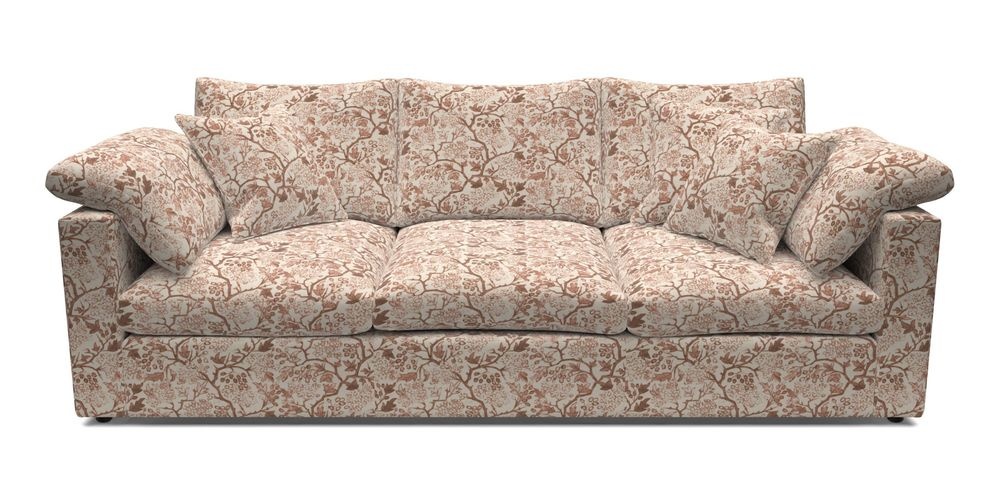 4 Seater Straight Arm Sofa