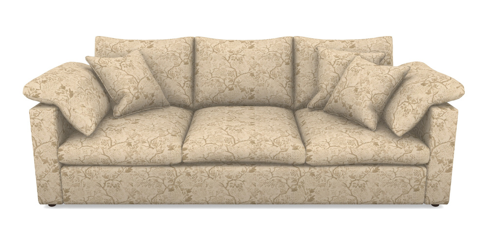 Product photograph of Big Softie Straight Arm 4 Seater Straight Arm Sofa In Rhs Collection - Gertrude Jekyll Linen Cotton Blend - Sand from Sofas and Stuff Limited