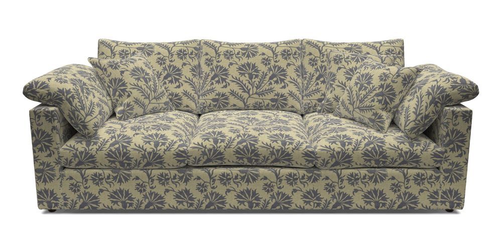 4 Seater Straight Arm Sofa