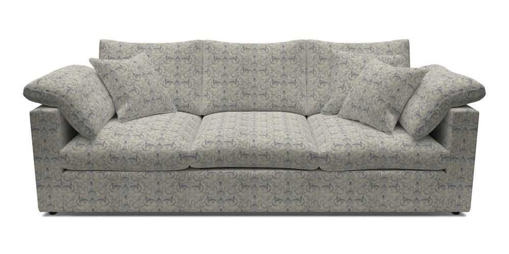 4 Seater Straight Arm Sofa