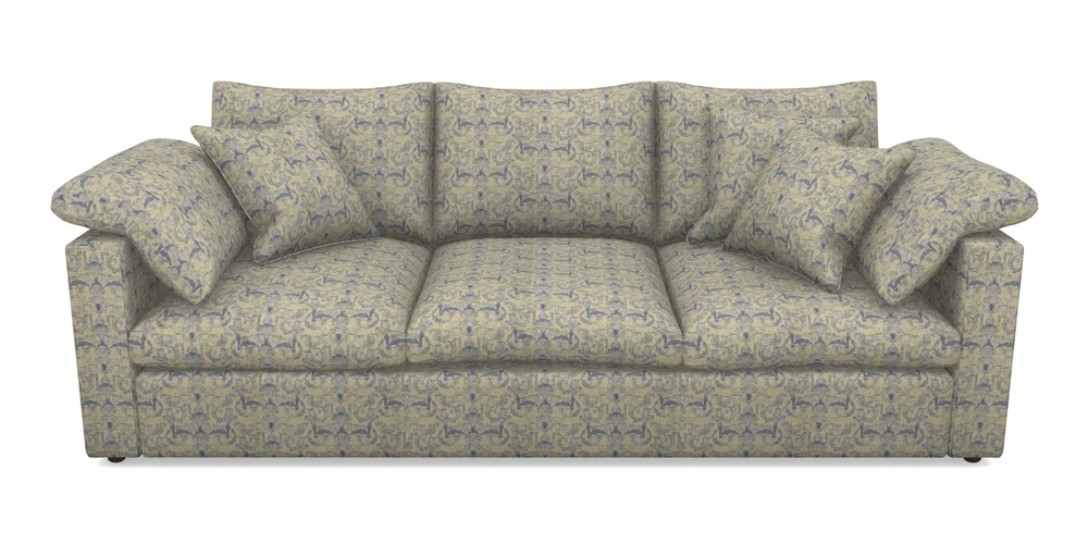 4 Seater Straight Arm Sofa