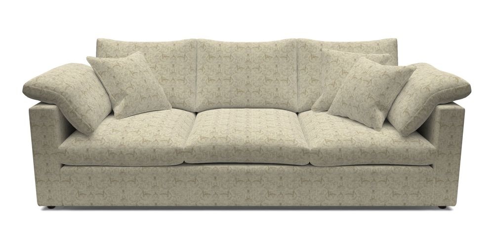 4 Seater Straight Arm Sofa