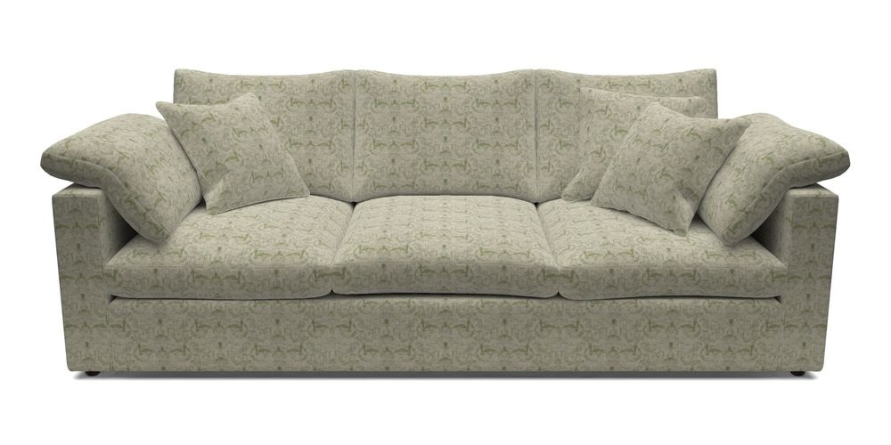 4 Seater Straight Arm Sofa