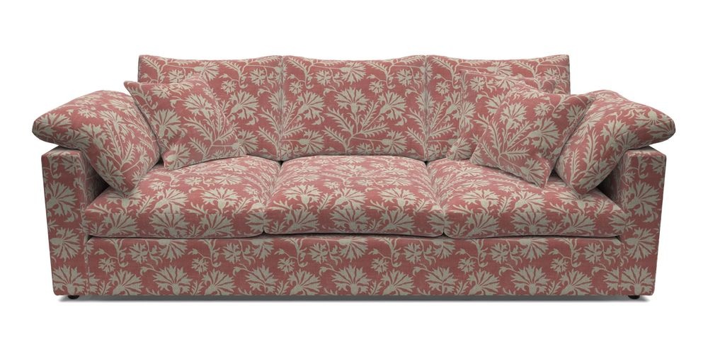 4 Seater Straight Arm Sofa